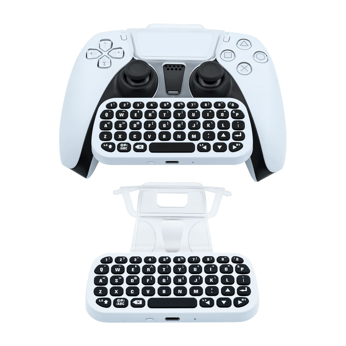 DOBE – Mini clavier externe sans fil pour PS5 pour manette de jeu PS5 –  TP5-0556 – EAS CI