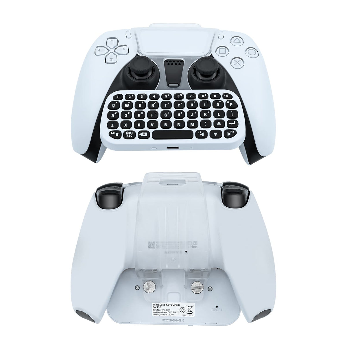 DOBE – Mini clavier externe sans fil pour PS5 pour manette de jeu PS5 –  TP5-0556 – EAS CI