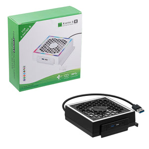 Cooling Fan with RGB LED for Xbox Series S-White(XSS-868)