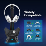 RGB Headphone Stand and Charging Station for Xbox Series X&S/Elite 1/ Elite 2/One/One X/One S/One Elite(SY-One-2030)