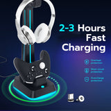 RGB Headphone Stand and Charging Station for Xbox Series X&S/Elite 1/ Elite 2/One/One X/One S/One Elite(SY-One-2030)