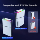 DOBE RGB Controller Charging Dock  For PS5 Slim  White（TP5-3597）