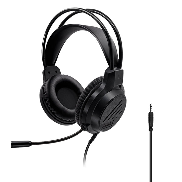 DOBE Wired Stereo Headphone with Mic for PS5/PS4/Xbox/Nintendo Switch/PC-Black(TP5-3592)