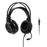 DOBE Wired Stereo Headphone with Mic for PS5/PS4/Xbox/Nintendo Switch/PC-Black(TP5-3592)