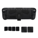 Protective TPU Case with Kickstand and Touchpad/Button Stickers - Black (JYS-SD009)