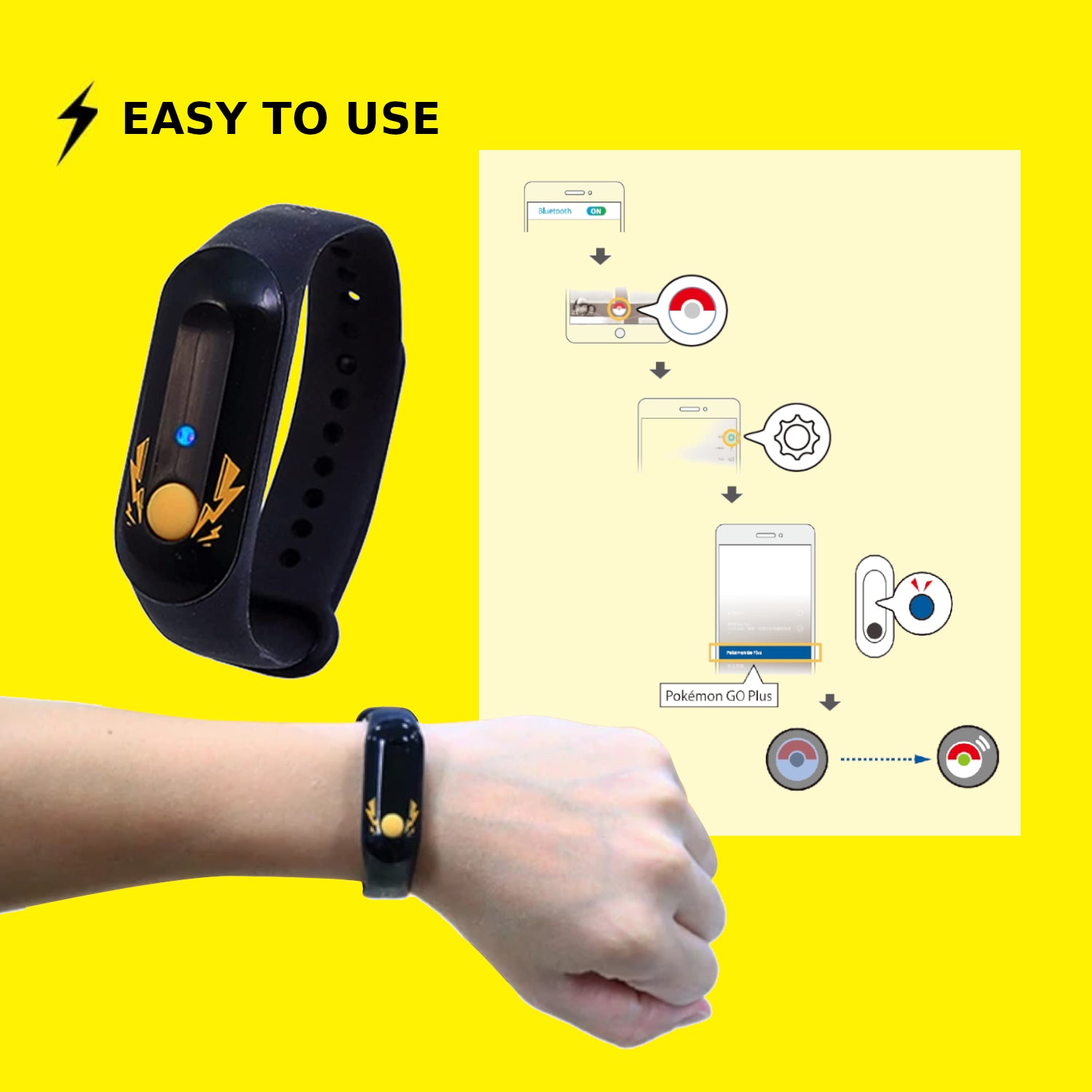 Brook Pocket Auto Catch - Auto catch compatible for Pokemon Go plus,  Catching Pokemon and collecting items just got easy