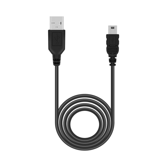 Lot 2 1 Meter USB to mini USB Power Charge Cable for PS3 Controller/Mini Port Device - Black