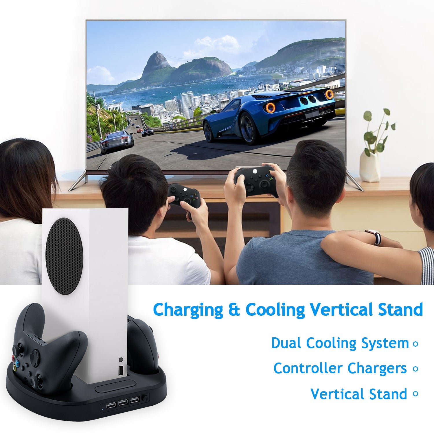  Vertical Cooling Stand for Xbox Series X/S, Dual